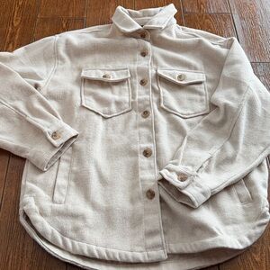 Member's Mark Women's Shacket Size M Toasted Heather